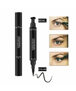 Winged Stamp Pen Long Lasting Waterproof Makeup Cosmetic Liquid Black Ey... - $9.45 CAD