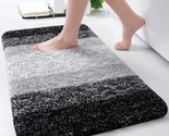 Microfiber Bathroom Rugs, Shaggy Soft And Absorbent, Non-Slip, Thick Plu... - $18.99