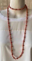⭕⭕VTG, necklace, collier, necklace, collana, new, new, acrylic, pink - $16.19 CAD