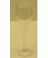 Champagne Flute Elegant Long Stem Clear Glass Classic Unknown Maker 8-1/... - $21.77