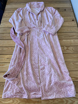 Carole Hochman NWOT Women’s Double sided velour Wrap robe size M Pink BT - $19.70