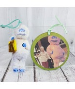 Yeti Bumble Abominable Snowman Photobomb &amp; Shopping Bag Acrylic Ornament... - £18.66 GBP