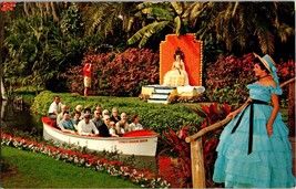 Boat Ride Throne of Citrus Royalty Cypress Gardens FLA  Vintage Postcard  (D7) - £3.76 GBP