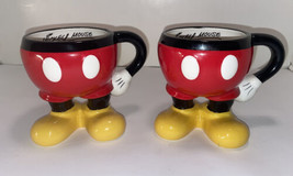 Lot Of 2 Disney Parks Best of Mickey Mouse Pants Ceramic Coffee Mug Hand... - £19.77 GBP