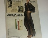 1975 Virginia Slims Print Ad Advertisement Vintage Pa2 - £5.51 GBP