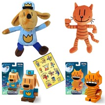Dav Pilkey Hero Gift Set Dog Man 7 Petey Plush and Cubles Activity With Stickers - £62.90 GBP