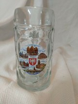 German Beer glass Stein Mug Muller Bavaria 20 oz 6.5&quot; x 3&quot;  - $19.17