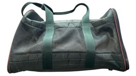 Vintage 1996 Sherpa Pet Carrier Bag Airline Style 20.5x12x12 Green READ image 5