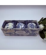 DISCONTINUED! Michel Design Works Indigo Cotton Fresh Linen Bath Bomb Se... - $24.24