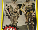 Vintage Star Wars Trading Card Yellow 1977 #187 Threepio And Friends - $2.48