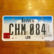 2015 United States Iowa Lee County Passenger License Plate CHM084 - $11.87