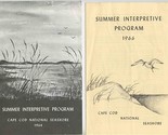1964 &amp; 1966 Summer Interpretive Programs Cape Cod National Seashore - £14.19 GBP