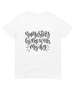 Michelle&#39;s Creatives Namaste Home with My Dog Short-Sleeve Unisex T-Shirt - $24.62 CAD