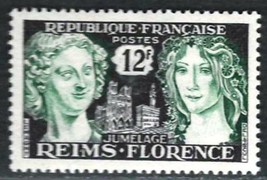FRANCE 1956 Very Fine MH Stamp Scott # 796 - £0.77 GBP