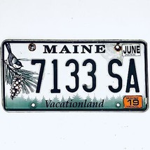 2019 United States Maine Vacationland Passenger License Plate 7133 SA - £14.95 GBP