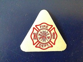 Fire Department Maltese Cross Highly Reflective Fire Helmet Decal - 2&quot; Triangle - £2.92 GBP