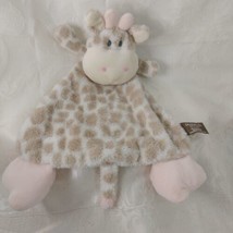 Damdeco Fift &amp; Spirit Security Blanket Rattle Giraffe Soft  Tan &amp; Pink - $10.46