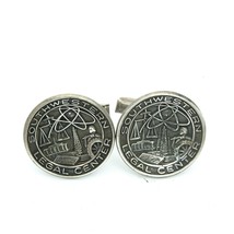 1950&#39;s Modernist Cufflinks Southwestern Legal Center Texas Oil Derricks ... - $59.40