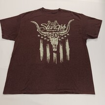 Sturgis 80th Anniversary 2020 Motorcycle Rally Men's Graphic T-Shirt Chest 44" image 8