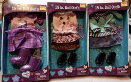Imagine Us 18 inch Doll Outfits Shoes Hanger Play Zone Clothes Lot Of 3 ... - $35.99