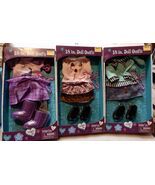Imagine Us 18 inch Doll Outfits Shoes Hanger Play Zone Clothes Lot Of 3 NIB 10E - $35.99