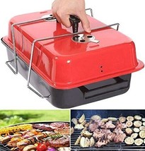 Jabells  small Foldable Charcoal BBQ Grill easy carry small portable outdoor cam - £63.15 GBP