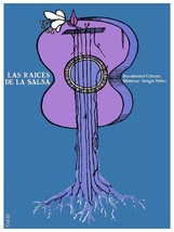 Cuban Decorative Poster. Fine Graphic Art Design. las Raices de la salsa. 2723 - £13.66 GBP+