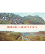 Historic Harper&#39;s Ferry, WV Banner Postcard Unposted Hilltop House &amp; Old... - £4.69 GBP