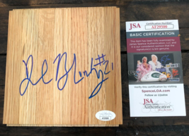 Joel Bolomboy Signed Weber State Wildcats/Utah Jazz 6x6 Floor Board W/ J... - $29.65