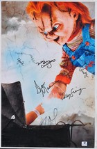 Chucky - Child&#39;s Play 2 Cast Signed Poster x6 - Dourif,Tilly,11x17 w/COA - £254.99 GBP
