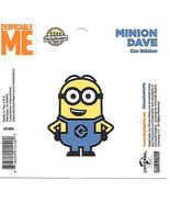 Despicable Me Minion Dave Figure Peel Off Car Sticker Decal NEW UNUSED - £2.38 GBP