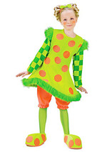 Silly Circus &quot;Lolli The Clown&quot; Child Halloween Costume Girl&#39;s Size Medium 8-10 - £21.19 GBP