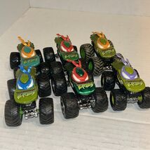 Hot Wheels Monster Jam Teenage Mutant Ninja Turtles COMPLETE SET Plus 2 C1 - $59.35