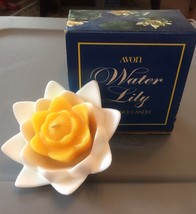 Vintage Avon Water Lily Fragrance Candle With Original Box - £12.69 GBP