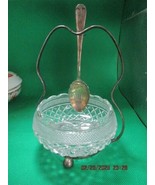 MAYELL CONDIMENT SILVERPLATE CRYSTAL THREE PIECES [77] - €38,69 EUR
