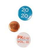 4 Vintage Pinback Buttons Academic Theme - €1,71 EUR