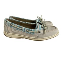 Sperry Shoes Women&#39;s Size 7M Gray Blue Angelfish Top-Siders Deck Walking - £13.06 GBP