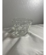 Vintage Anchor Hocking Clear Pressed Glass Sugar Bowl Star of David Pattern - $21.86 CAD