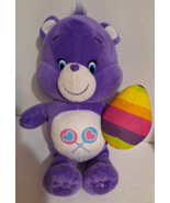Care Bear Just Play Share Bear w/Easter Egg Purple Jumbo 16 in. 2015 - £15.22 GBP