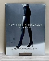 New York &amp; Company Hosiery Sheer Control Top Size Tall Nude NIP - £6.30 GBP