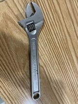 Vintage Craftsman 10&quot; Inch Adjustable Wrench Forged in USA - 944604 - $16.72