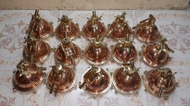 Nautical New Marine Brass and Copper Hanging small Light 15 Pcs - £2,580.72 GBP
