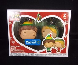 Funko Pocket Pop Keychain 2 pack Buddy ELF &amp; Jovie Keyrings Walmart Exc NEW - £11.35 GBP