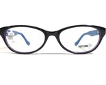 Kensie ALIVE Kinder Brille Rahmen Blau Violett Rund Voll Felge 48-15-125 - £29.86 GBP