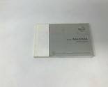2004 Nissan Maxima Owners Manual Handbook OEM H02B19007 - £32.56 GBP