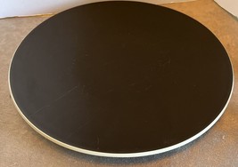 Vtg 1986 Sasaki Colorstone Vignelli Design Inc Matte Black Salad Plate - £10.80 GBP