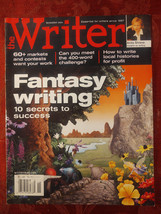 THE WRITER Magazine November 2001 Fantasy Catherine Ryan Hyde Anita Shreve - £8.61 GBP