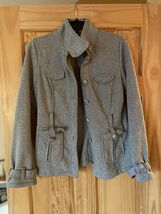 New Look Gray Pea Coat Size Medium - $27.80 CAD