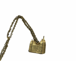 Vintage Necklace Salt Lake City Mormon Temple Pendant religious jewelry - $14.84