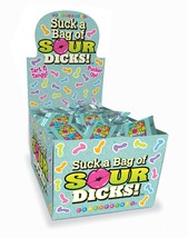 Suck A Bag Of Sour Dicks Display Of 100 - £40.99 GBP